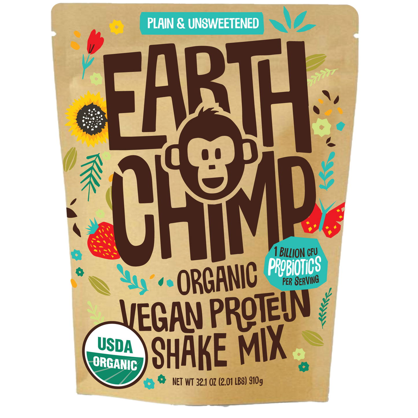 EarthChimp Organic Vegan Protein Powder